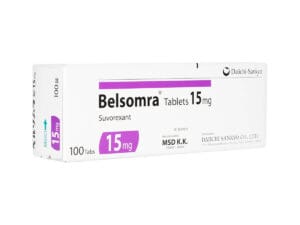 ベルソムラ(Belsomra)15mg 1箱100錠のパッケージ外観