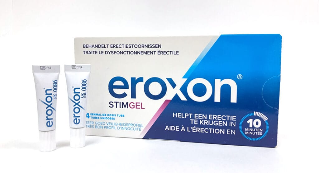 エロクソン（Eroxon）外箱と中身のチューブ