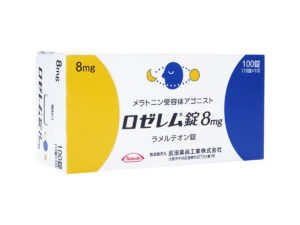 ロゼレム（Rozerem）8mg 1箱100錠（武田薬品工業）のパッケージ外観